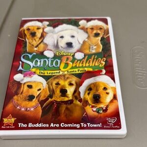 Disney Santa Buddies DVD with Festive Red and Green